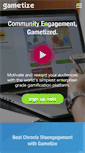 Mobile Screenshot of gametize.com